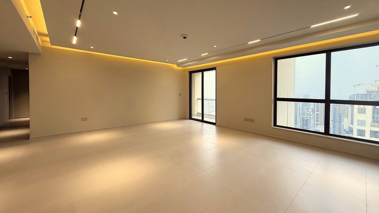 Reception room, unfurnished, as photographed